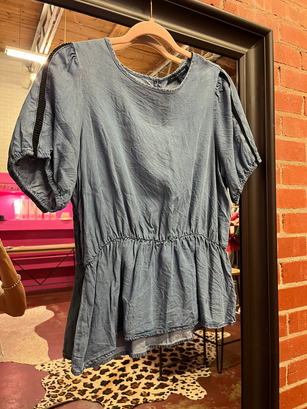 Denim alex and parker Womens Top, Large