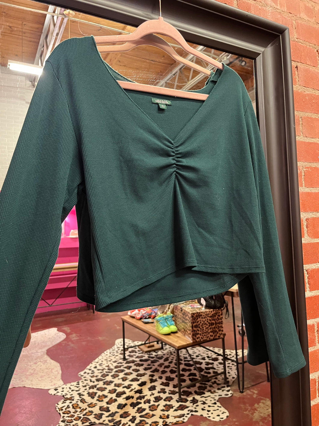 Green wild fable Womens Top, XL