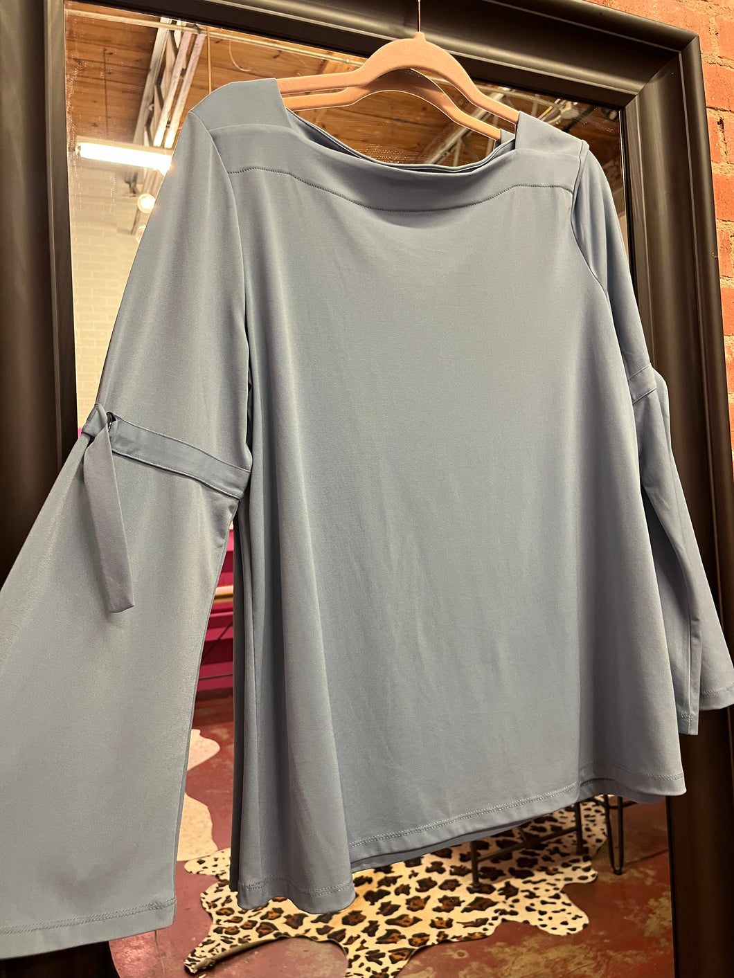 Blue Ellen Tracy Womens Top, Large