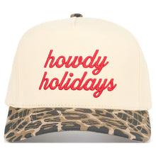 Load image into Gallery viewer, Howdy holidays embroidered hat

