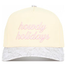 Load image into Gallery viewer, Howdy holidays embroidered hat
