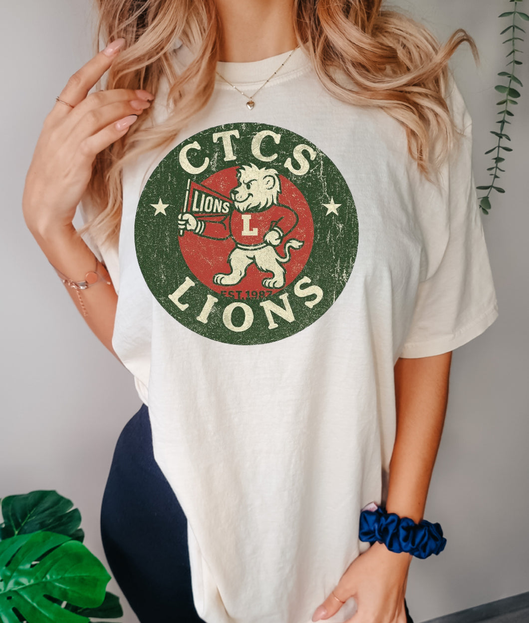 CTCS Lions Circle Retro design