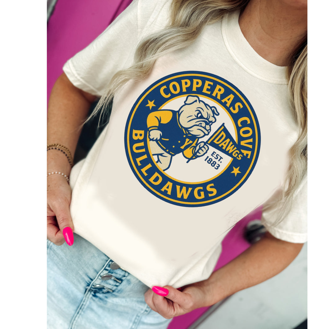 Copperas Cove Circle Retro design