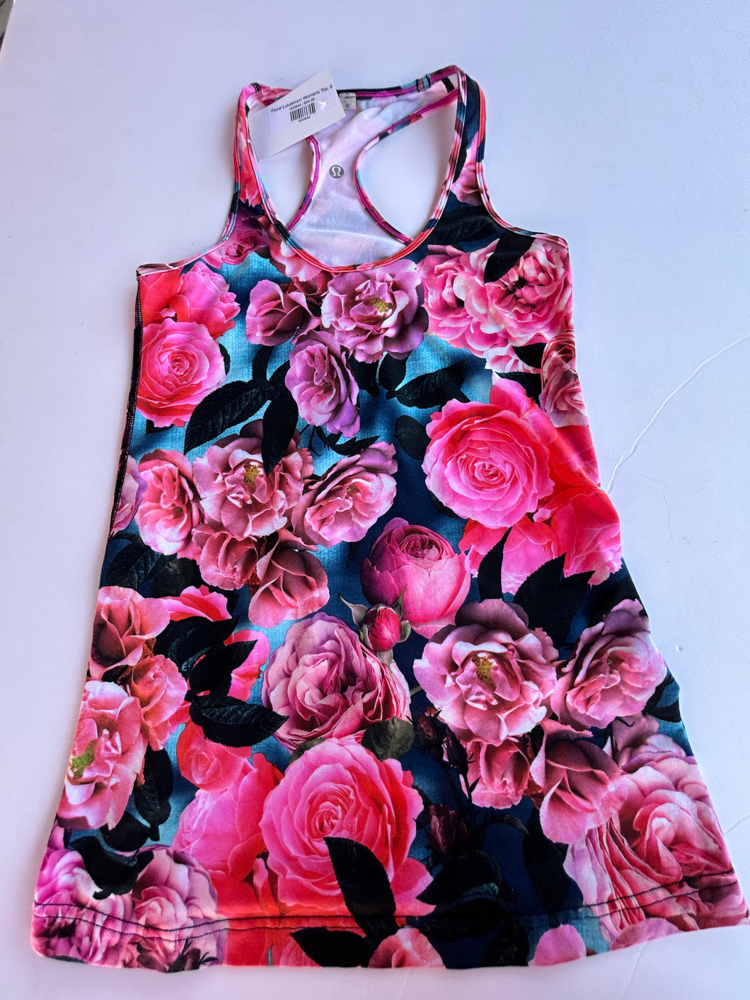 Floral Lululemon Womens Top, 8