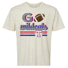 Load image into Gallery viewer, Temple Wildcats faux glitter football design
