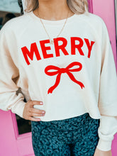 Load image into Gallery viewer, Merry crop sweater
