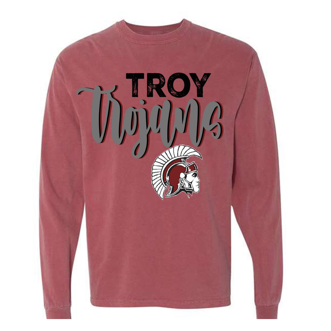Troy Trojans retro Design