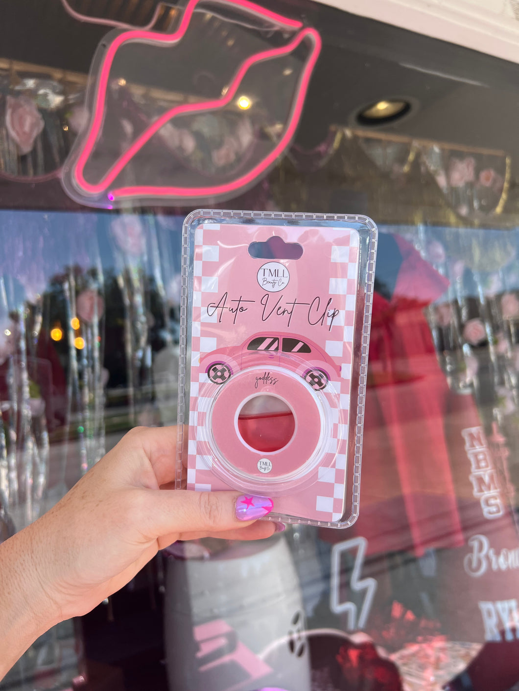 Goddess car vent clip