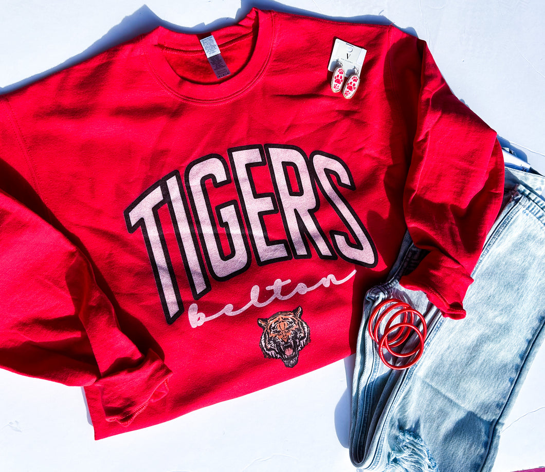 Red Tigers crewneck