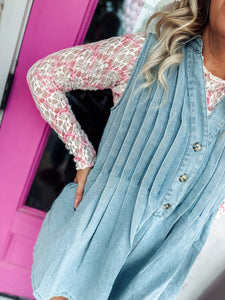 Coquette Bow Lace Long Sleeve Top