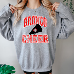 Lake Bronco Cheer Fundraiser Cheer Distressed Design