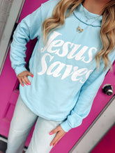 Load image into Gallery viewer, Jesus Saves Mock Neck
