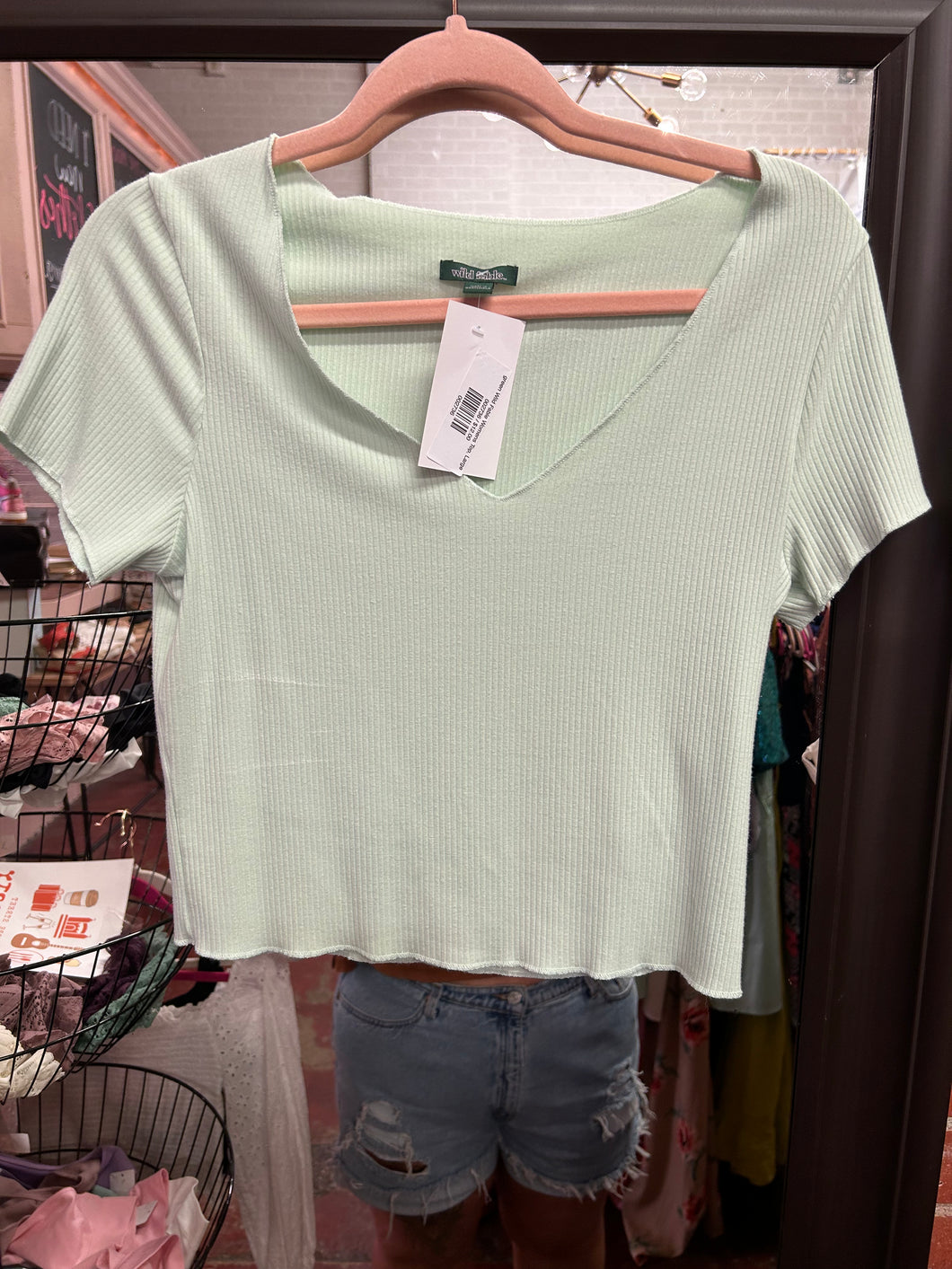green Wild Fable Womens Top, Large