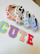 Load image into Gallery viewer, Rhinestone waffle knit headbands

