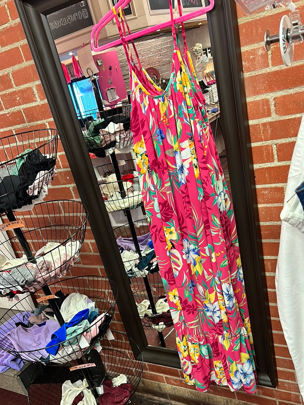 Floral My Stay Womens Dress, XL