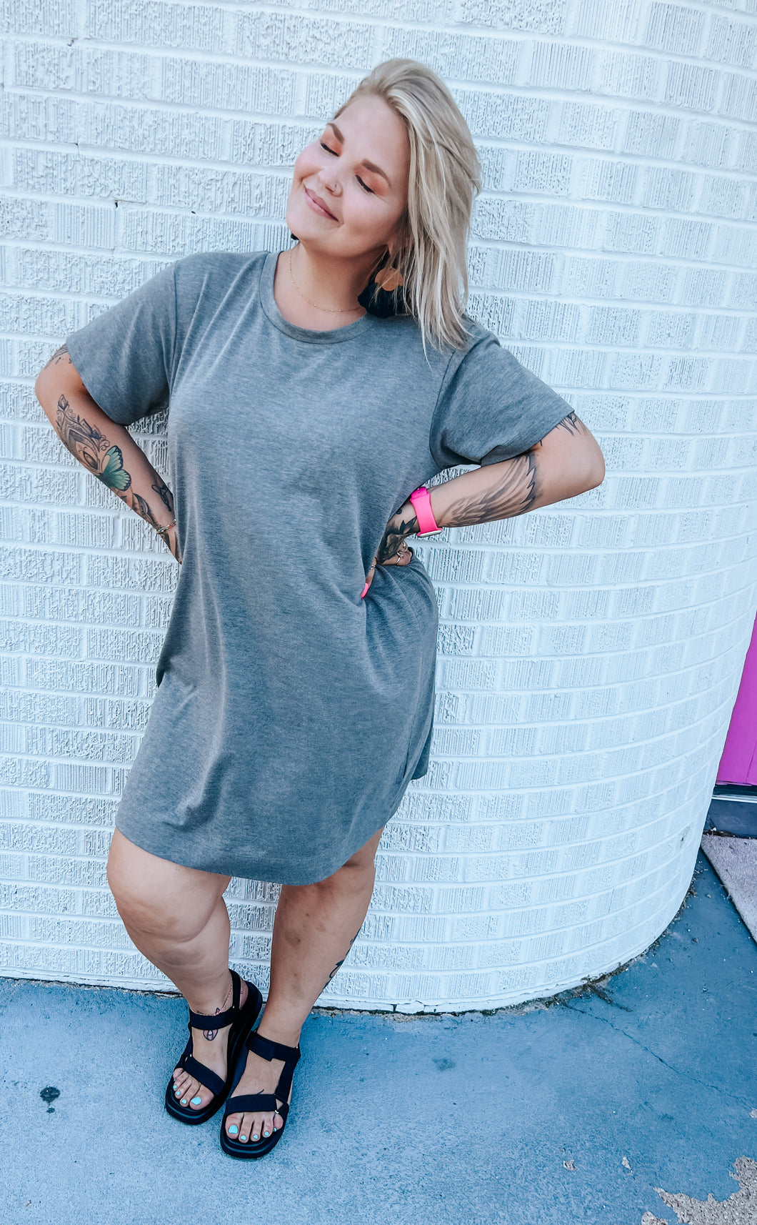 Gray Jane Womens Dress, 1X