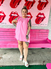 Load image into Gallery viewer, Color denim smocked dress
