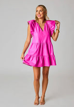 Load image into Gallery viewer, Buddy Love Pink leather ruffle sleeve
