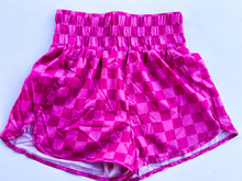 Load image into Gallery viewer, Vibe check smocked shorts
