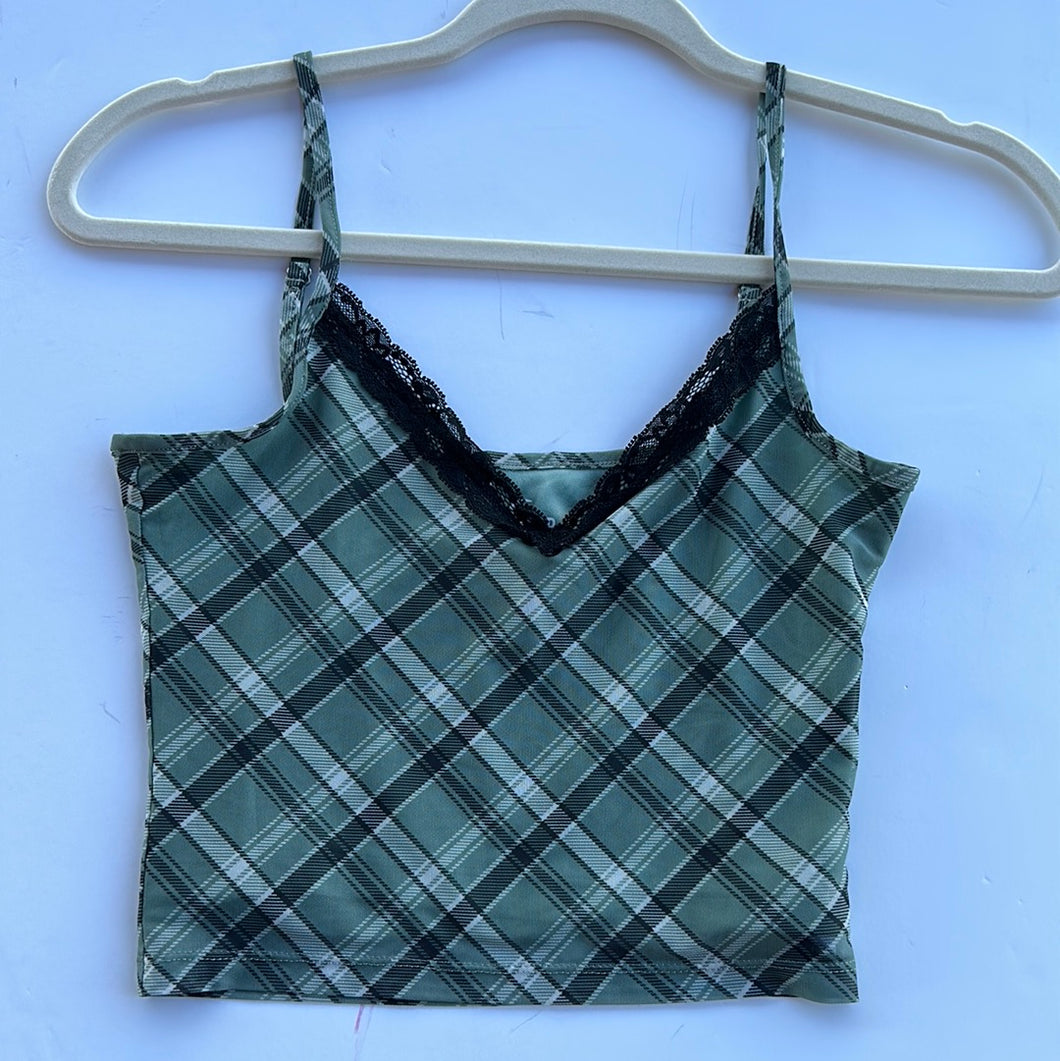 Plaid Hollister Womens Top, XS