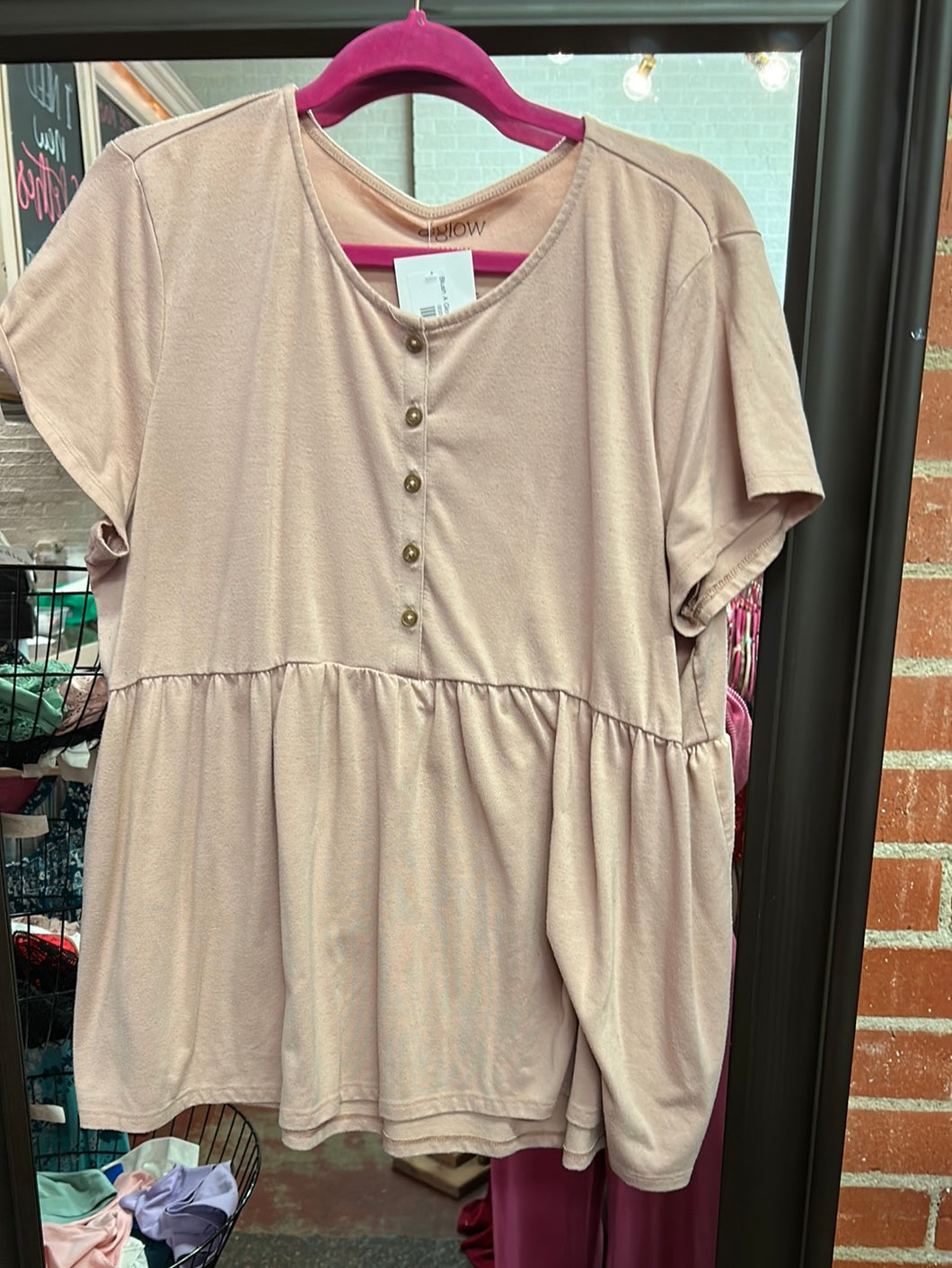 Blush A Glow Womens Top, XL