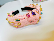 Load image into Gallery viewer, Rhinestone waffle knit headbands
