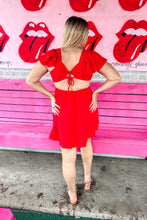 Load image into Gallery viewer, Candy apple side cut out dress
