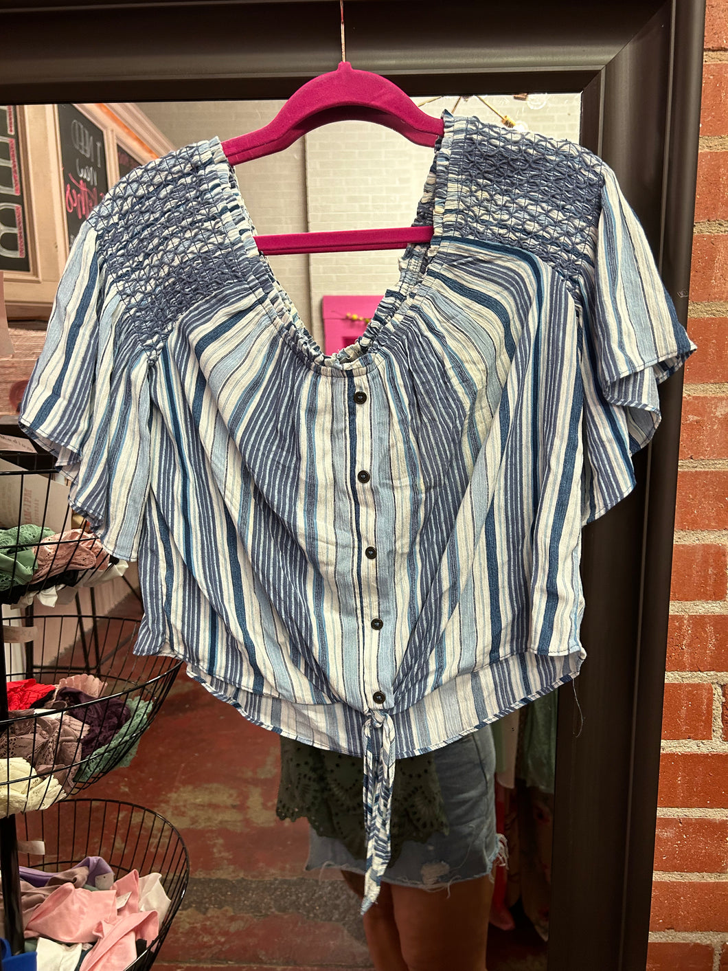 Stripes Jolt Womens Top, Medium