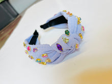Load image into Gallery viewer, Rhinestone waffle knit headbands
