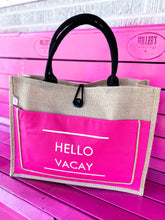 Load image into Gallery viewer, Hello Vacay Beach Bag
