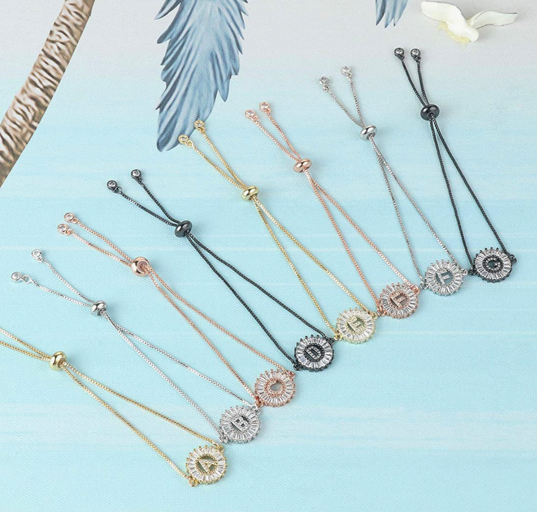 Initial Circle bracelets