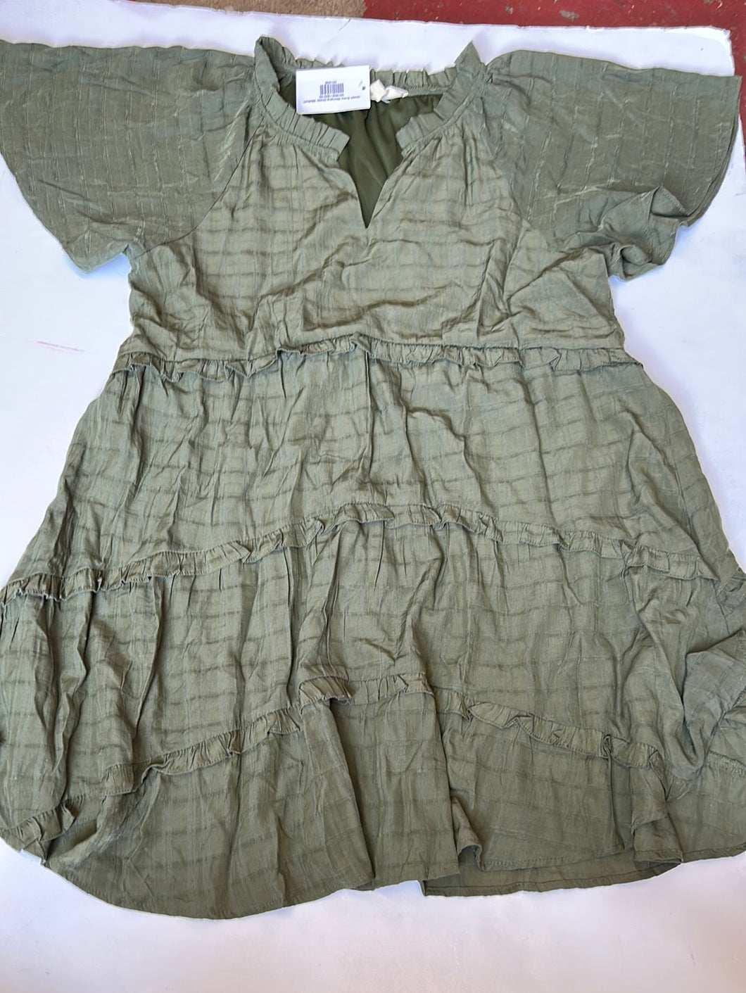 Green Entro Womens Dress, Medium