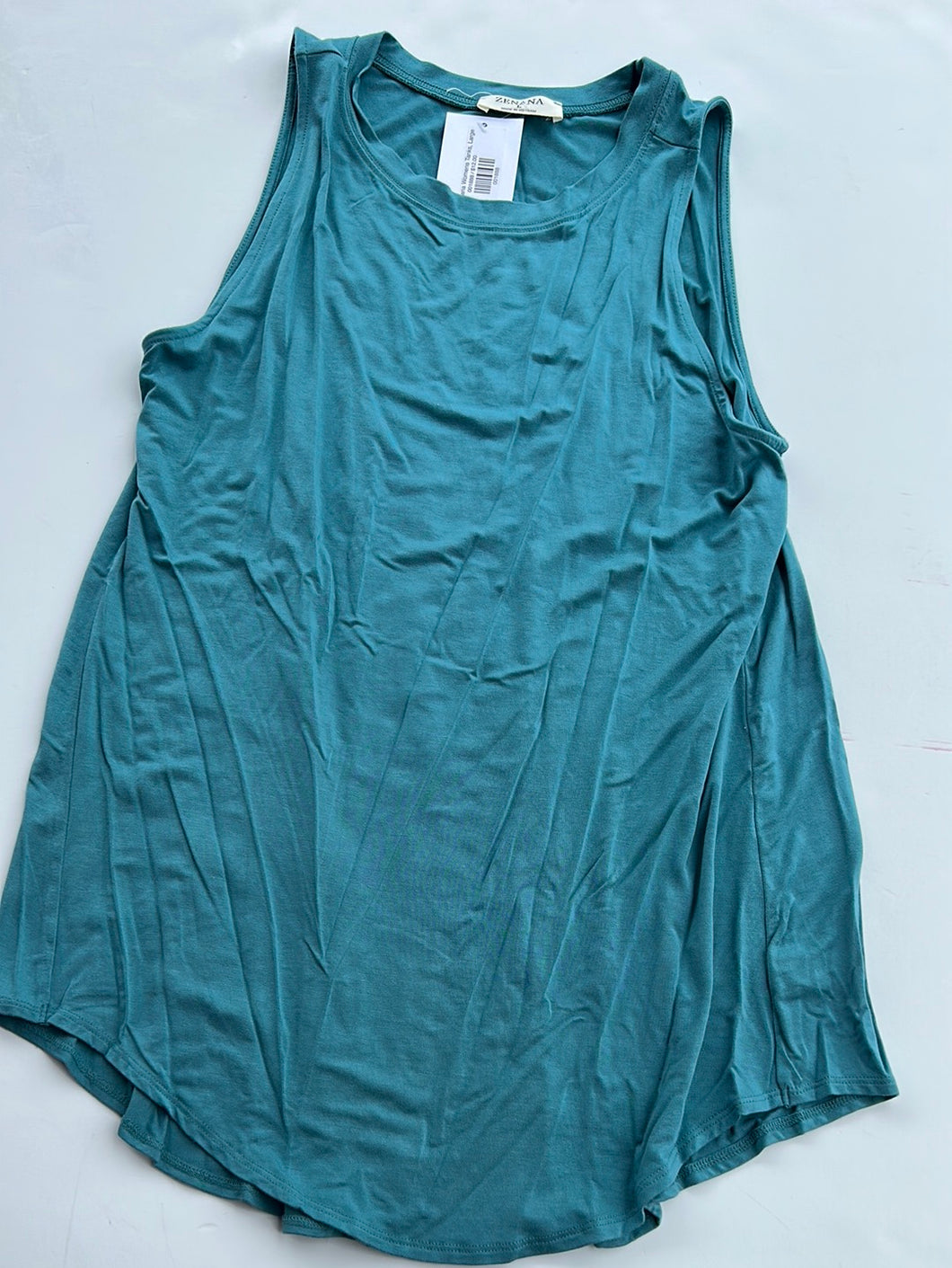 Teal Zenana Womens Tanks, Large