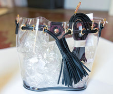 Load image into Gallery viewer, Bucket style clear crossbody
