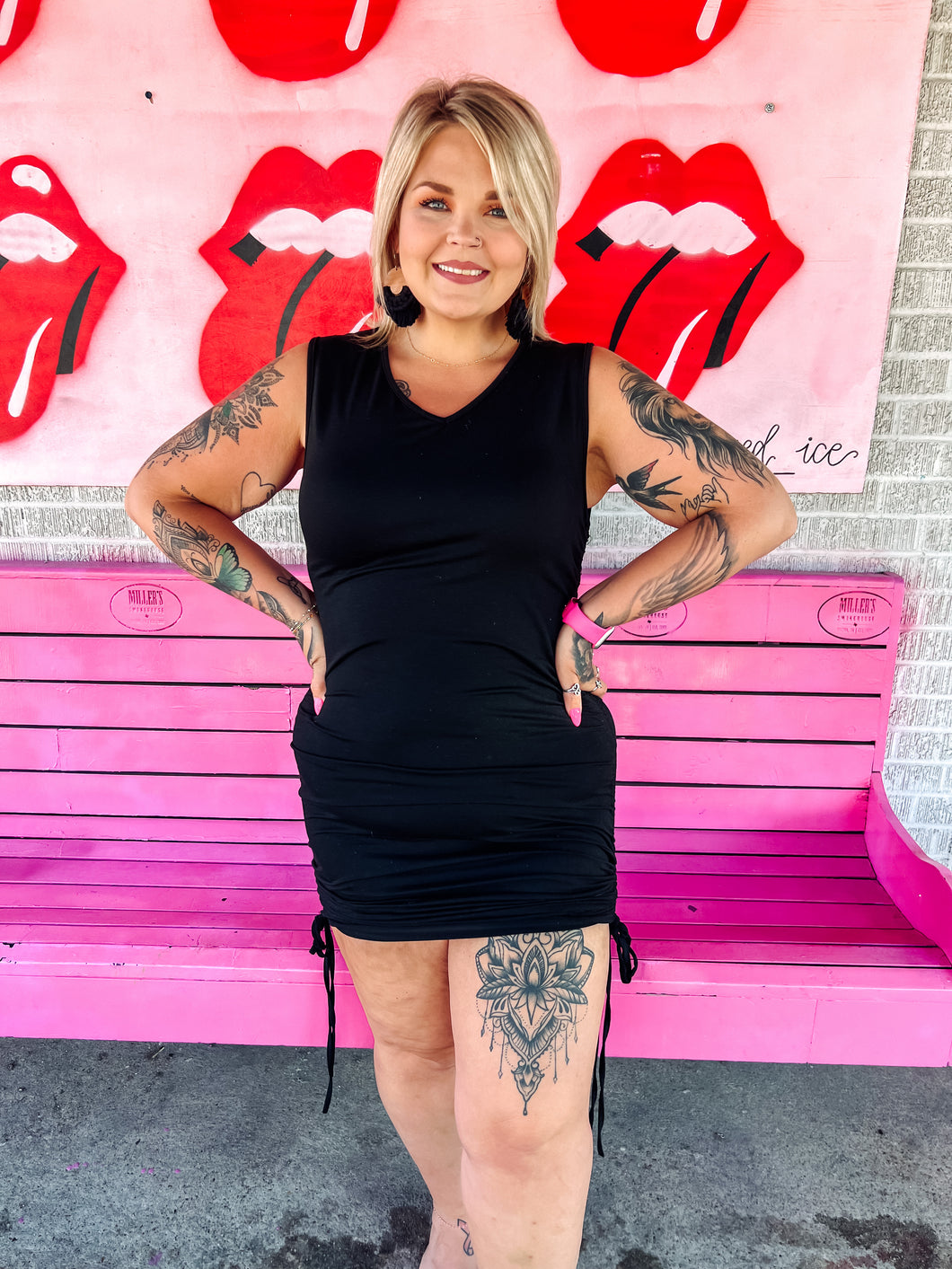 Black Shein Womens Dress, 1X