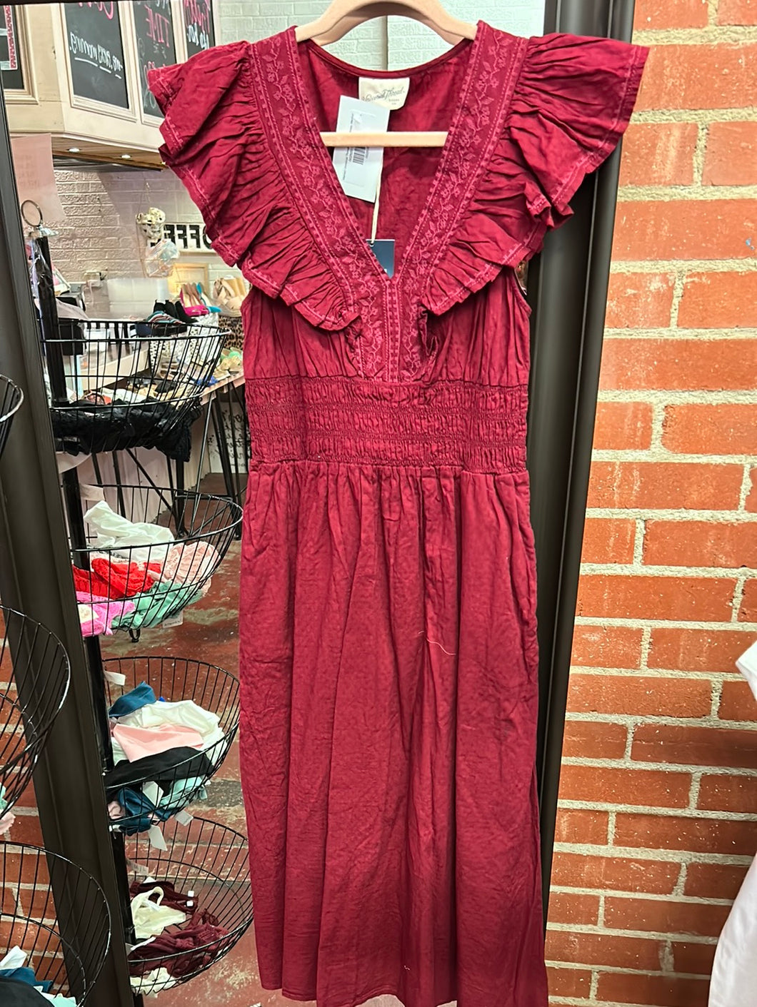 Maroon Universal Thread Womens Dress, Medium