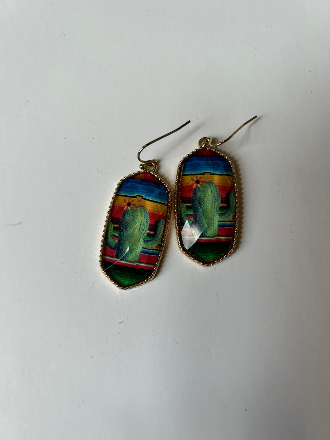 Cactus Pink Bulldog Earrings
