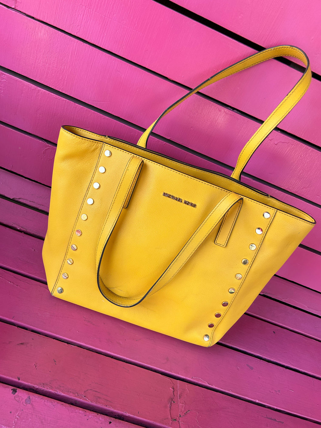 Yellow Michael Kors Handbags