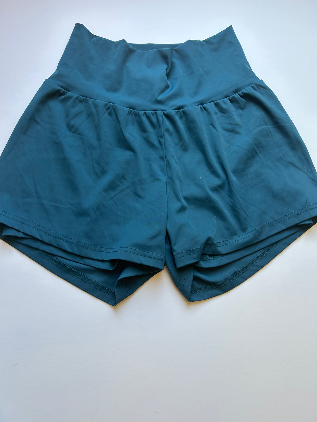 Teal pink bulldog Shorts, 8