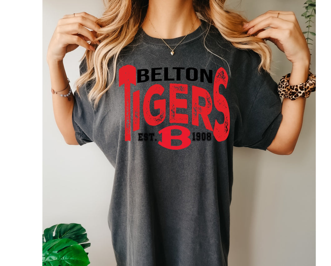 Belton Tigers Vintage Design