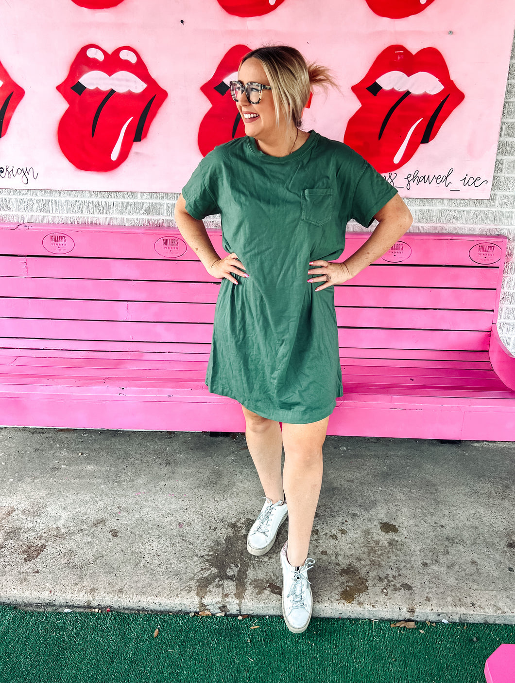 Sage Old Navy Womens Dress, Large