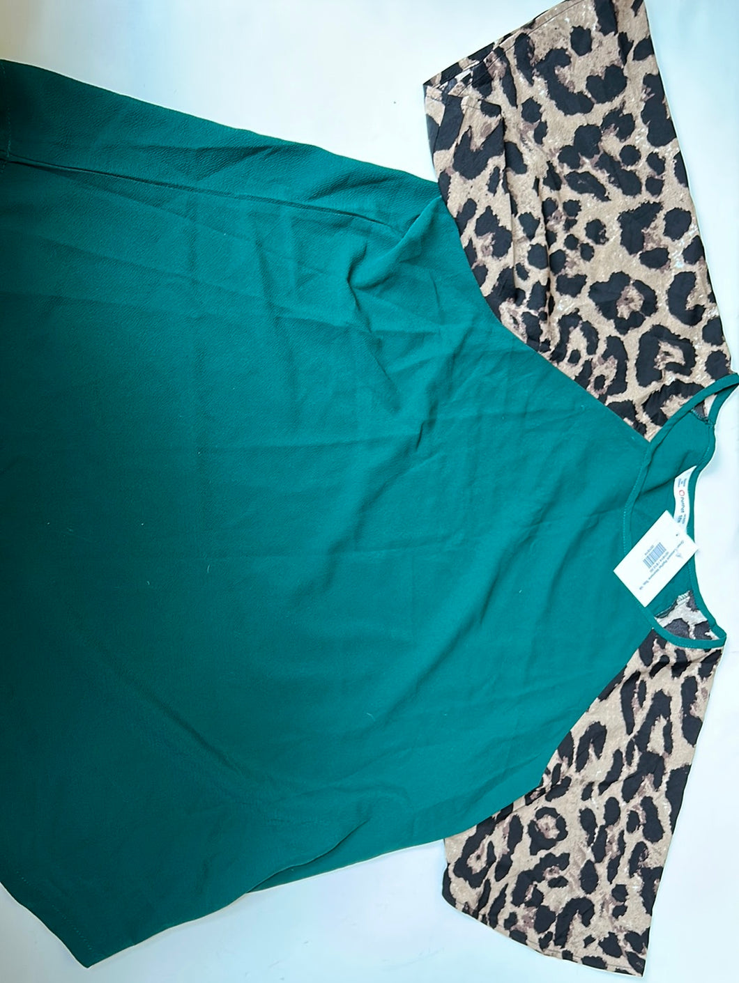 Green Leopard PatPat Womens Top, 18