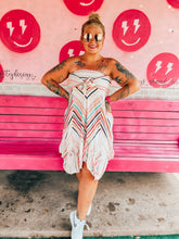 Load image into Gallery viewer, Stripe straples summer dress
