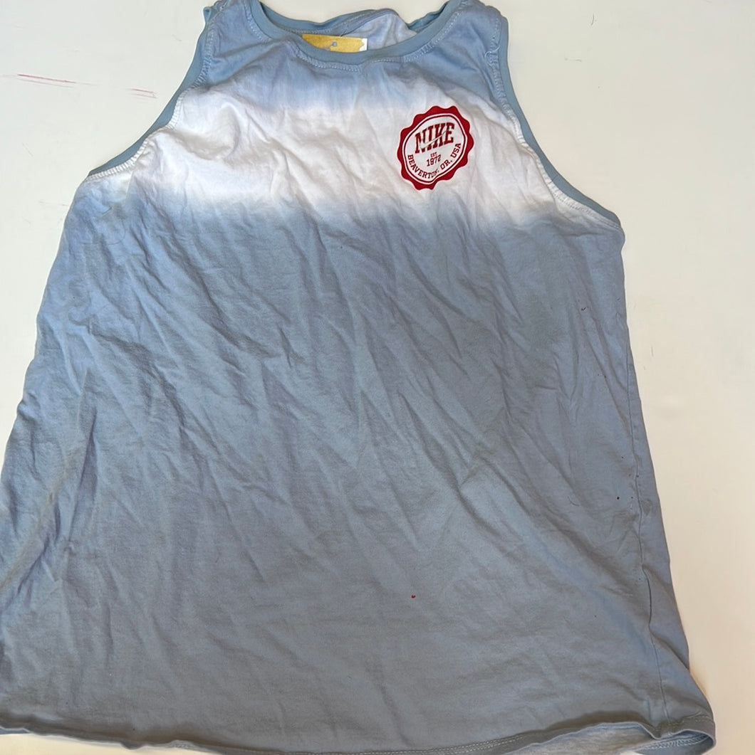 blue/white Nike Womens Tanks, Large