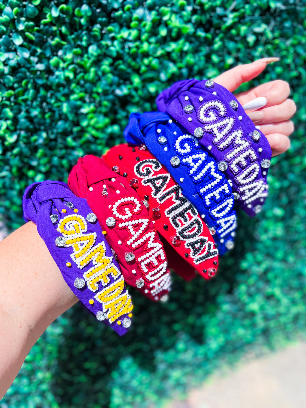 Gameday Beaded Headbands