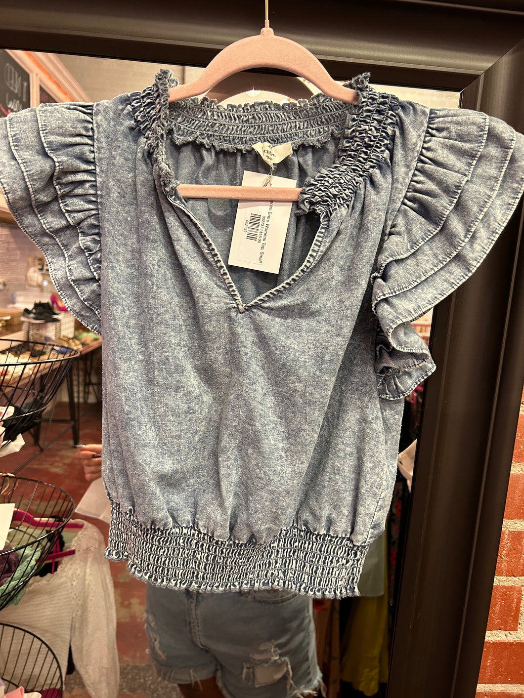 Denim Entro Womens Top, Small