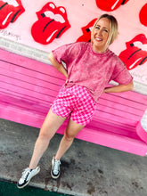 Load image into Gallery viewer, Vibe check smocked shorts
