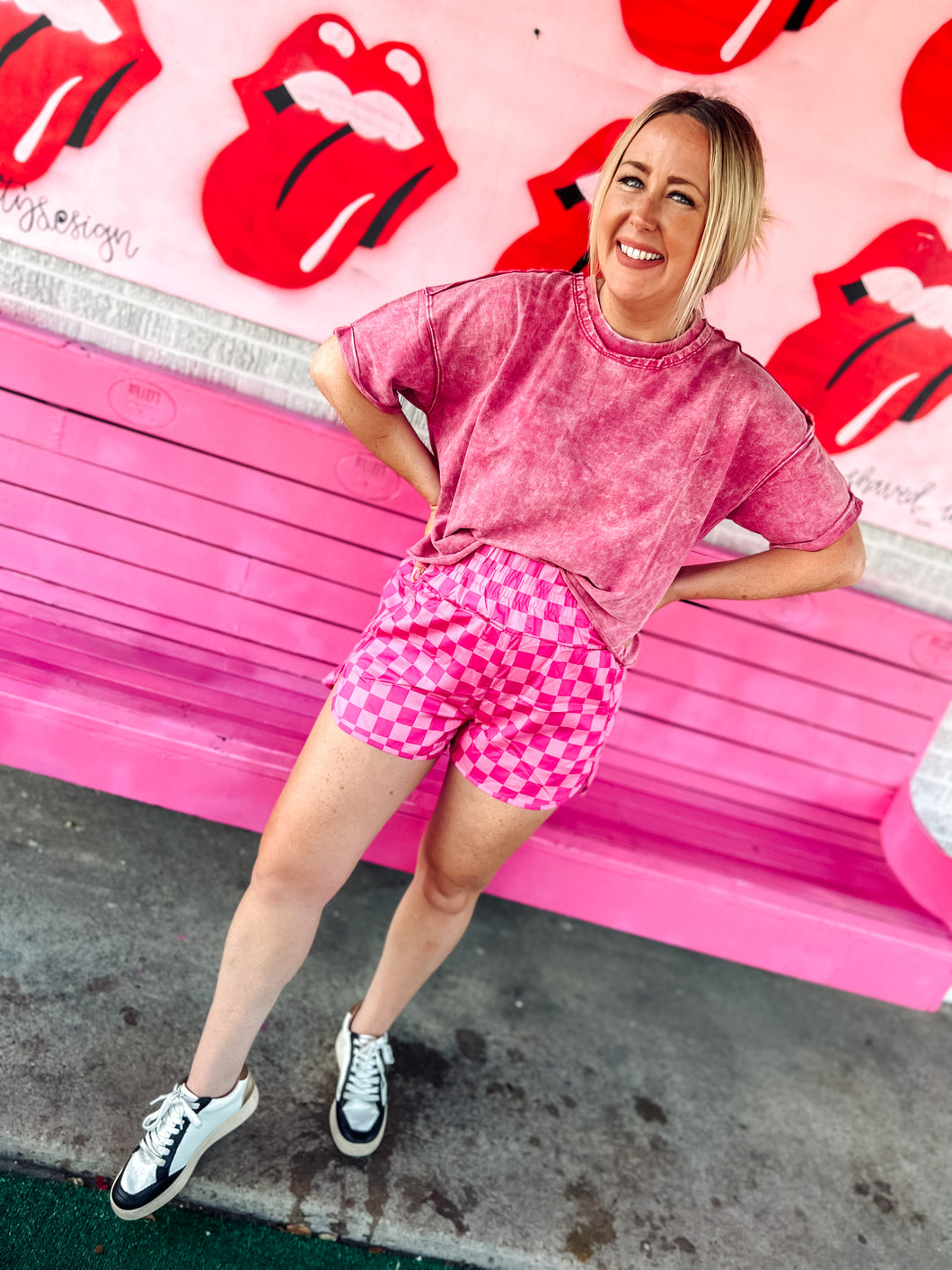 Vibe check smocked shorts