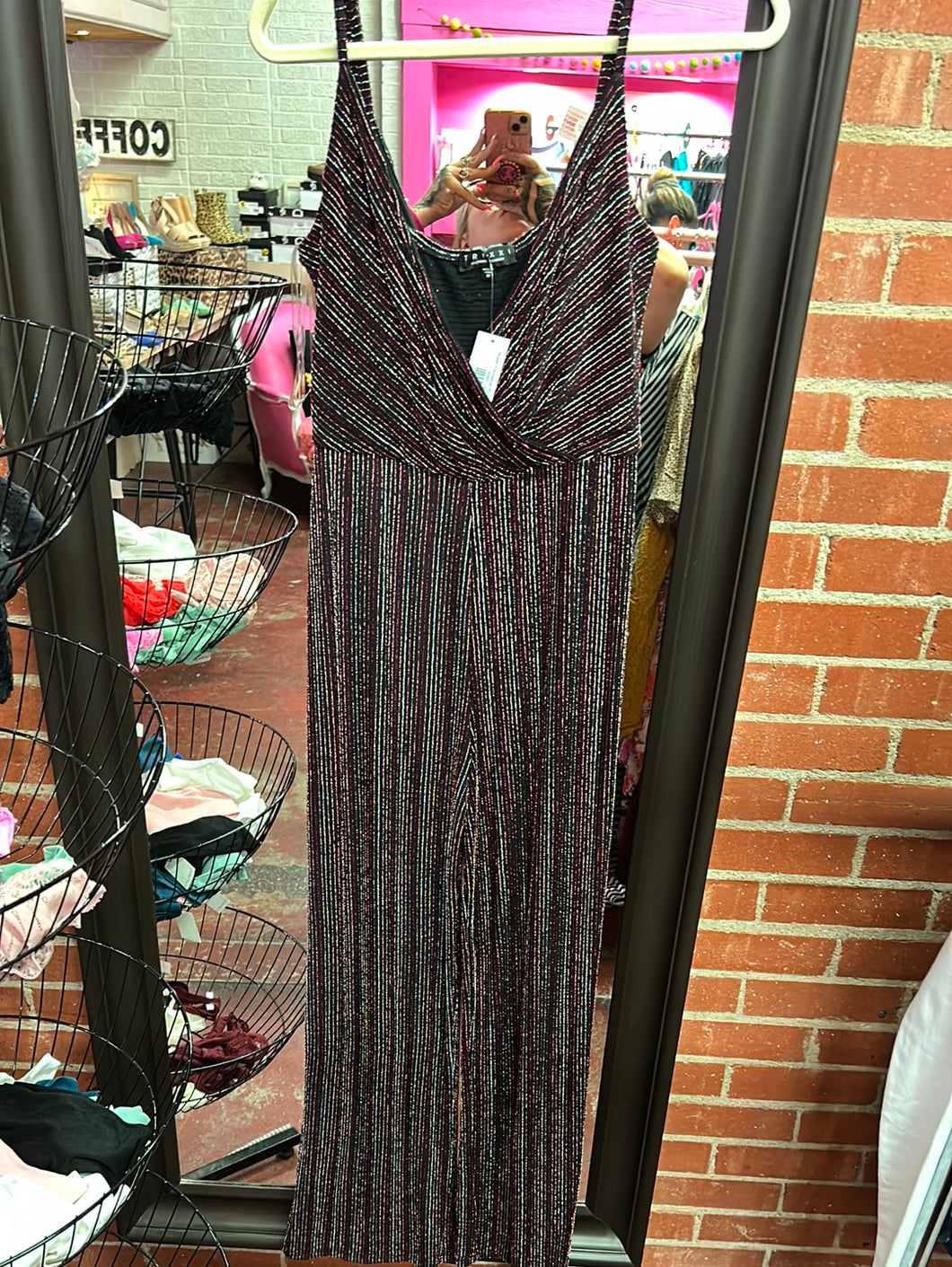 Stripes Francescas Romper, Medium