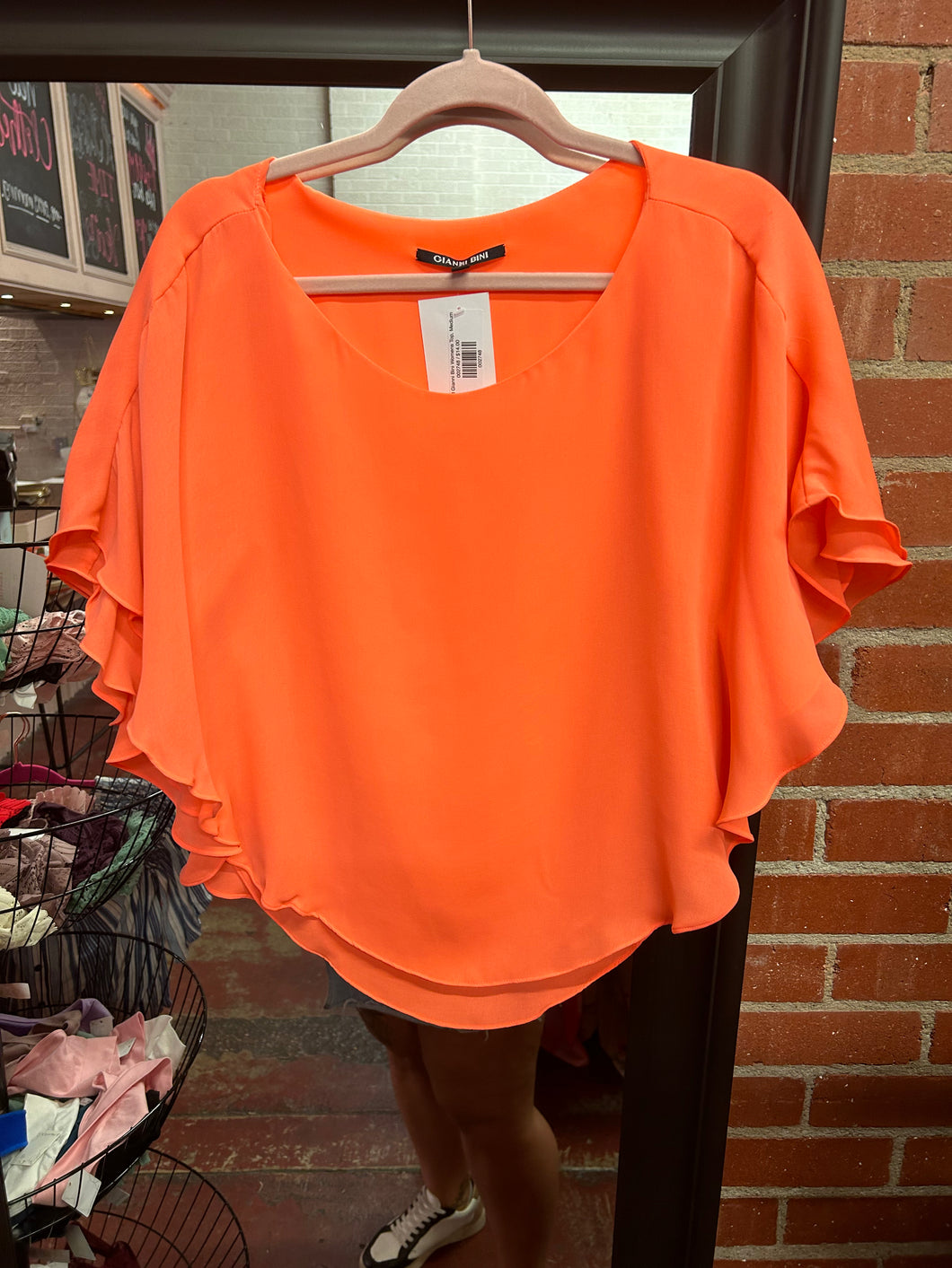 Coral Gianni Bini Womens Top, Medium